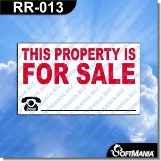 Read full article Premade Sign - THIS PROPERTY IS FOR SALE