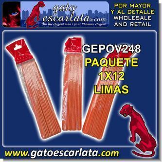 Lee el articulo completo LIMA DE CARTON DE 15 CENTIMETROS DE LARGO PARA UNAS - PAQUETE DE 12 UNIDADES