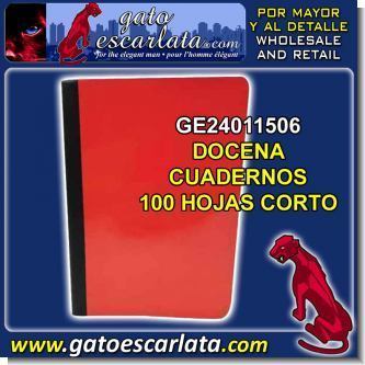Lee el articulo completo CUADERNO DE 100 HOJAS COSIDO CORTO Y TAPA DE UN COLOR MARCA BUHO - 12 UNIDADES