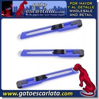 Lee el articulo completo CUTTER PLASTICO PEQUENO - DOCENA AL POR MAYOR