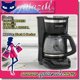 Lee el articulo completo COFFEE MAKER 12 TASAS CON PANTALLA DIGITAL