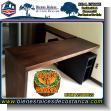 BRMA23080620: Customized Floating Desk Furniture in Guanaceste Wood with Archive Center