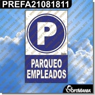 Lee el articulo completo Rotulo Prefabricado - PARQUEO EMPLEADOS