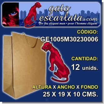 Lee el articulo completo BOLSA PARA REGALOS DE PAPEL KRAFT DE 25 X 19 X 10 CENTIMETROS - 6 UNIDADES Lee el articulo completo BOLSA PARA REGALOS DE PAPEL KRAFT DE 25 X 19 X 10 CENTIMETROS - 6 UNIDADES