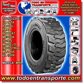 Read full article RADIAL TIRE FOR VEHICLE BOBCAT BRAND MRL SIZE 10-16.5 MODEL INDUSTRIAL ML2 455 BL 12PR Read full article RADIAL TIRE FOR VEHICLE BOBCAT BRAND MRL SIZE 10-16.5 MODEL INDUSTRIAL ML2 455 BL 12PR