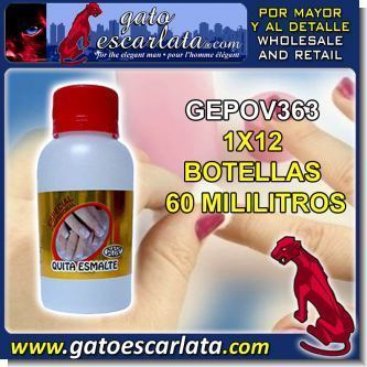 Lee el articulo completo REMOVEDOR DE PINTURA QUITA ESMALTE DE UNAS ACETONA - 12 BOTELLAS DE 60 MILILITROS