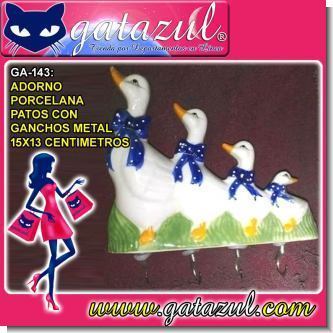 Lee el articulo completo ADORNO DE PORCELANA DE PATOS CON GANCHOS DE METAL (15X13 CENTIMETROS) Lee el articulo completo ADORNO DE PORCELANA DE PATOS CON GANCHOS DE METAL (15X13 CENTIMETROS)