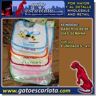 Read full article BABY MEAL BIBS DAYS OF WEEK - SET OF 8 UNITS - 411