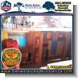 BRMA23080627: Mueble Personalizado Barra de Bar Estilo Collage en Maderas Varias