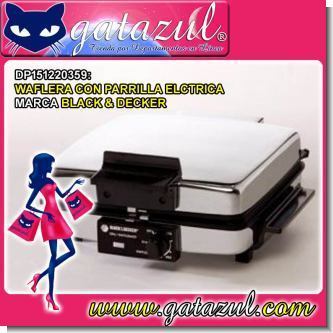 Lee el articulo completo WAFLERA CON PARRILLA ELCTRICA MARCA BLACK & DECKER
