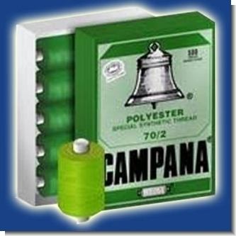 Read full article SEWING THREAD BRAND CAMPANA - BOX OF 12 TUBES OF 100 YARDS EACH Read full article SEWING THREAD BRAND CAMPANA - BOX OF 12 TUBES OF 100 YARDS EACH