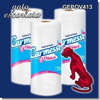 Lee el articulo completo TOALLAS DE PAPEL PARA COCINA MARCA CARMESSI - 12 UNIDADES