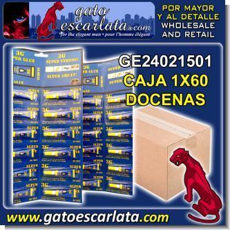 Lee el articulo completo GOMA LOCA SUPER FUERTE MARCA 3G - CAJA CON 60 CARTONES DE 12 UNIDADES CADA UNO