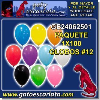 Lee el articulo completo GLOBOS DE HULE MIXTOS NUMERO 12 - PAQUETE DE 100 UNIDADES
