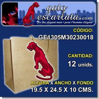 Lee el articulo completo BOLSA PARA REGALOS DE PAPEL KRAFT DE 19.5 X 24.5 X 10 CENTIMETROS - 12 UNIDADES