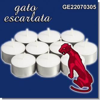 Lee el articulo completo CANDELA VELADORA DE PARAFINA CON BASE METALICA - PAQUETE DE 25 UNIDADES