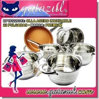 Lee el articulo completo OLLA ACERO INOXIDABLE 22 PULGADAS MARCA PREMIUM GARANTIA 25 ANOS Lee el articulo completo OLLA ACERO INOXIDABLE 22 PULGADAS MARCA PREMIUM GARANTIA 25 ANOS