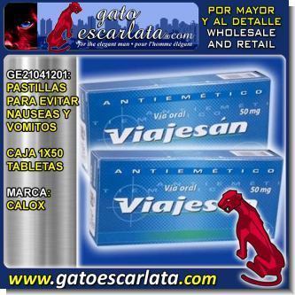 Read full article PILLS TO AVOID NAUSEA AND VOMITING BRAND VIAJESAN BOX OF 50 TABLETS