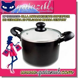 Lee el articulo completo OLLA ANTIADHERENTE SUPERFICIE DE CERAMICA 20 PULGADAS MARCA CENTURY Lee el articulo completo OLLA ANTIADHERENTE SUPERFICIE DE CERAMICA 20 PULGADAS MARCA CENTURY