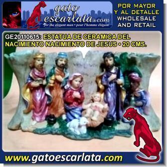 Lee el articulo completo ESTATUA DE CERAMICA DEL NACIMIENTO NACIMIENTO DE JESUS- 20 CENTIMETROS