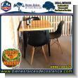 BRMA23080625: Mueble Personalizado para Restaurante de Madera de Pino con Acabado de Alto Transito 100x100 Centimetros