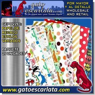 Read full article GIFT WRAPPING PAPER VARIOUS STYLES - PACK 25 UNITS